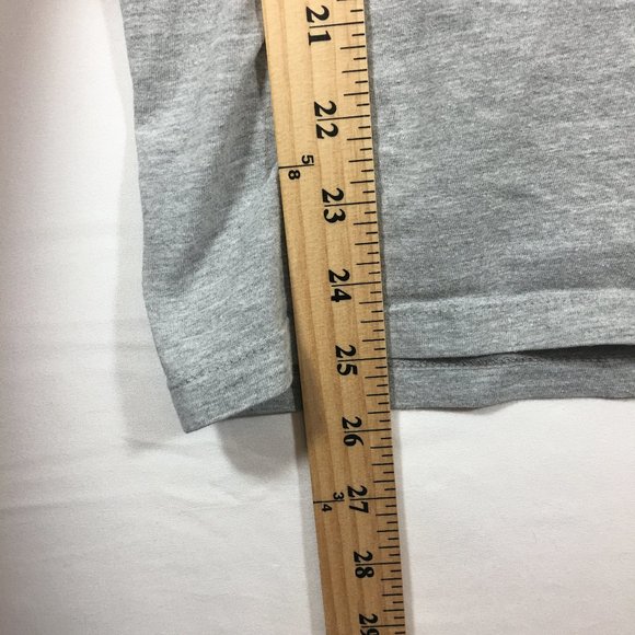 Awesome Sauce Women's Gray Large Short Sleeve Shirt Floral Penguin Chill Out - Picture 2 of 7